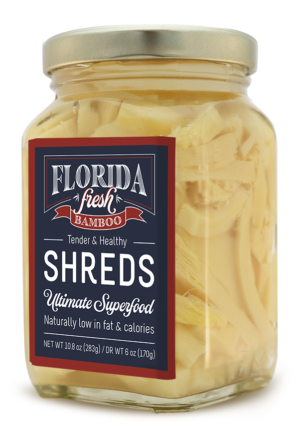 Florida Fresh Bamboo Shoots - Shreds
