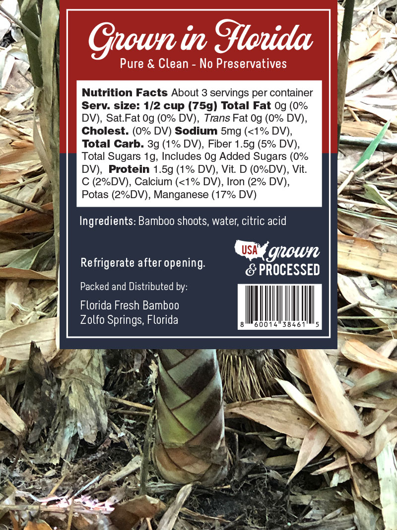 Florida Fresh Nutritional Info
